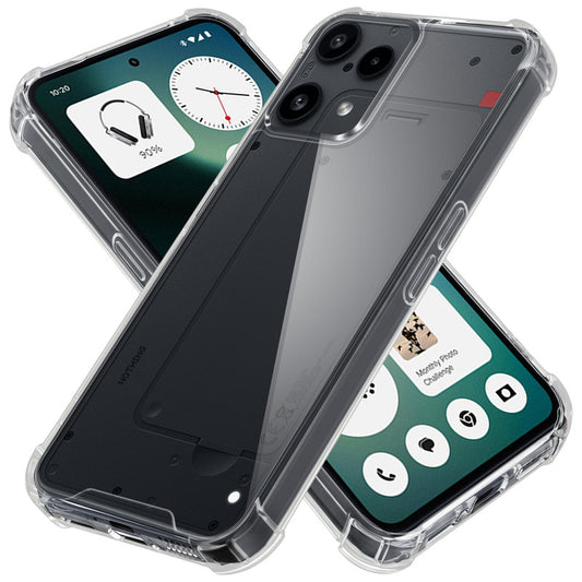 Shockproof Hybrid Transparent Phone Case For Nothing Phone 3A Lite 5G with Hard Back and Soft Bumper for Maximum Protection
