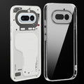 Transparent anti-yellow hard back case fitted on Nothing Phone 4A 5G showing full back coverage and camera protection