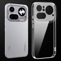 Transparent anti-yellow hard back case fitted on Nothing Phone 4A Pro 5G showing full back coverage and camera protection