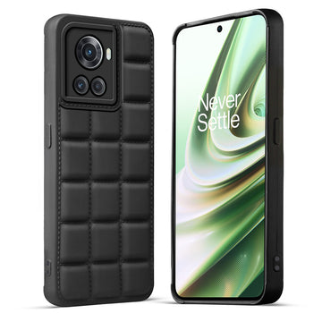 3D Puffer Pattern Silicone Back Cover for OnePlus 10R 5G, Shockproof Protective Case