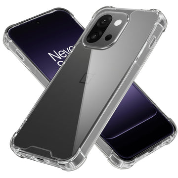 Shockproof Hybrid Transparent Phone Case For OnePlus 13s 5G with Hard Back and Soft Bumper for Maximum Protection