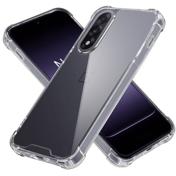 Shockproof Hybrid Transparent Phone Case For OnePlus Nord 5 5G with Hard Back and Soft Bumper for Maximum Protection