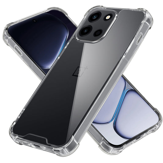 Shockproof Hybrid Transparent Phone Case For OnePlus Nord 6 5G with Hard Back and Soft Bumper for Maximum Protection