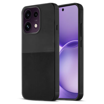 Silicone Matte Back Cover with Textured Grip & Camera Ring Protection for Oppo Reno 16C 5G