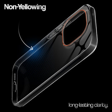 Crystal Clear Anti-Yellow Transparent Back Cover Case With Camera Ring Protection for iQOO 15 5G