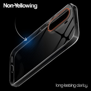 Crystal Clear Anti-Yellow Transparent Back Cover Case With Camera Ring Protection for Realme P4x 5G