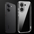 Transparent anti-yellow hard back case fitted on Poco X8 Pro 5G showing full back coverage and camera protection