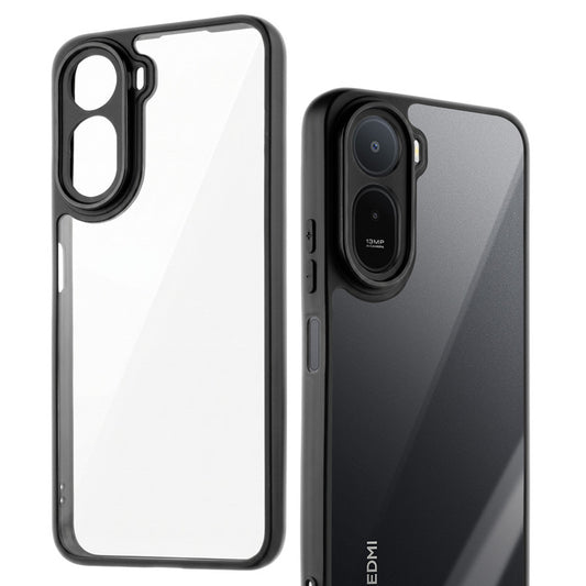 Clear Protective Back Cover with Flexible Sides and Hard Back for Redmi A7 Pro 4G