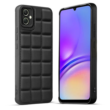 3D Puffer Pattern Silicone Back Cover for Samsung A05, Shockproof Protective Case