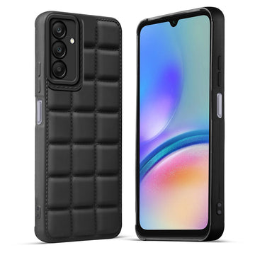3D Puffer Pattern Silicone Back Cover for Samsung A05s, Shockproof Protective Case