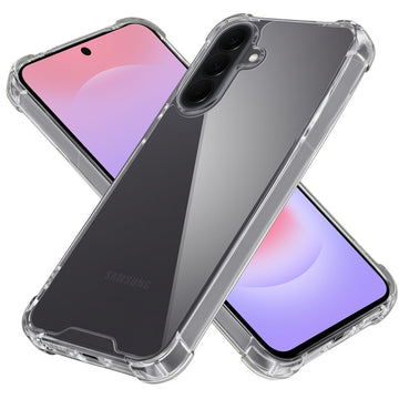 Shockproof Hybrid Transparent Phone Case For Samsung A37 5G with Hard Back and Soft Bumper for Maximum Protection