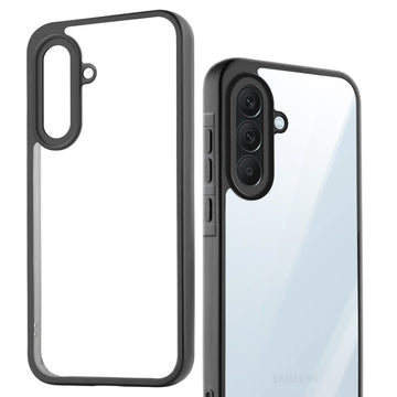 Clear Protective Back Cover with Flexible Sides and Hard Back for Samsung A57 5G