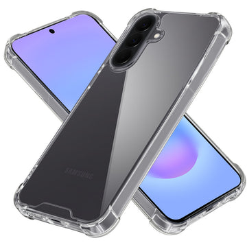 Shockproof Hybrid Transparent Phone Case For Samsung A57 5G with Hard Back and Soft Bumper for Maximum Protection