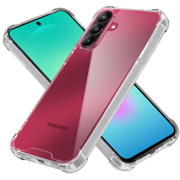 Shockproof Hybrid Transparent Phone Case For Samsung M47 5G with Hard Back and Soft Bumper for Maximum Protection