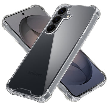 Shockproof Hybrid Transparent Phone Case For Samsung S26 5G with Hard Back and Soft Bumper for Maximum Protection