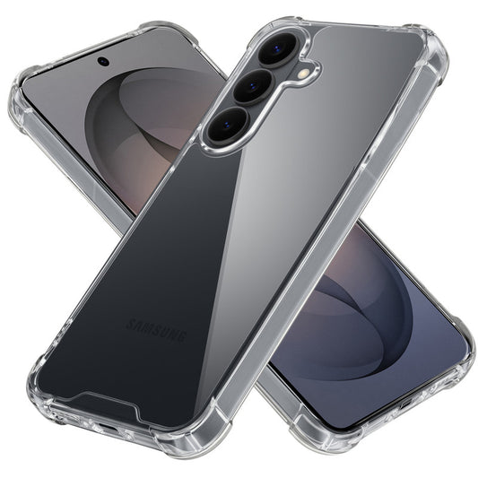Shockproof Hybrid Transparent Phone Case For Samsung S26 5G with Hard Back and Soft Bumper for Maximum Protection