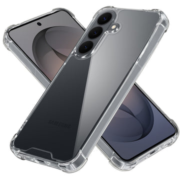 Shockproof Hybrid Transparent Phone Case For Samsung S26 Plus 5G with Hard Back and Soft Bumper for Maximum Protection