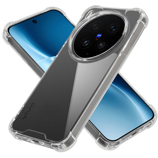 Shockproof Hybrid Transparent Phone Case For Vivo X300 Ultra 5G with Hard Back and Soft Bumper for Maximum Protection