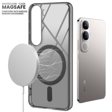 Crystal Clear Hard Back Anti-Yellowing with MagSafe Compatibility Phone Case For Vivo Y300 5G