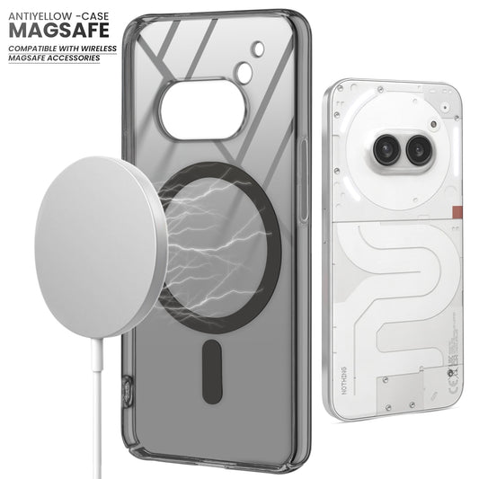 Crystal Clear Hard Back Anti-Yellowing with MagSafe Compatibility Phone Case For Nothing Phone 2A