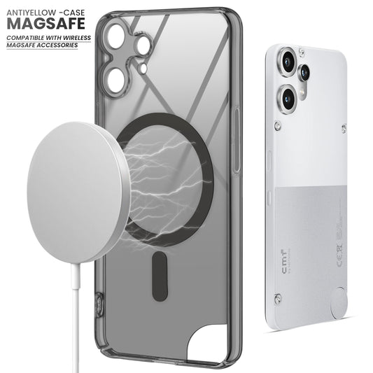 Crystal Clear Hard Back Anti-Yellowing with MagSafe Compatibility Phone Case For CMF Nothing Phone 2 Pro