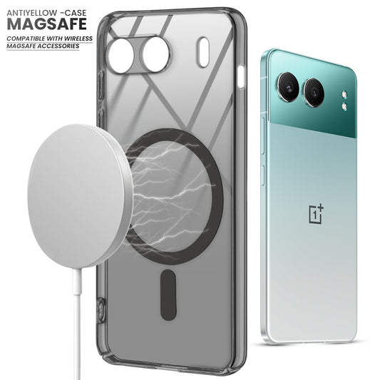 Crystal Clear Hard Back Anti-Yellowing with MagSafe Compatibility Phone Case For OnePlus Nord 4 5G