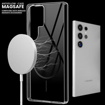 Crystal Clear Anti-Yellowing Magsafe Case For Samsung S25 Ultra 5G