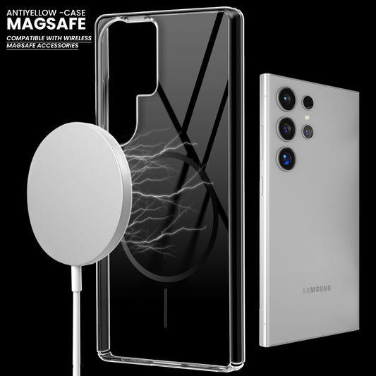 Crystal Clear Anti-Yellowing Magsafe Case For Samsung S25 Ultra 5G