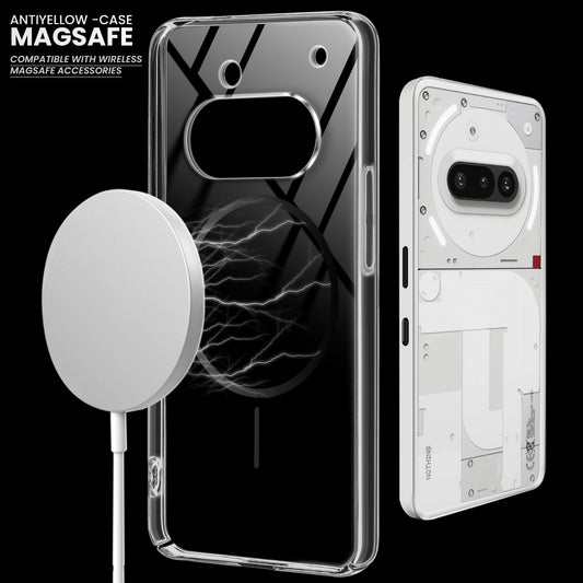 Crystal Clear Anti-Yellowing Magsafe Case For Nothing Phone 3A 5G