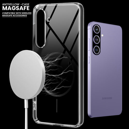 Crystal Clear Anti-Yellowing Magsafe Case For Samsung A56 5G