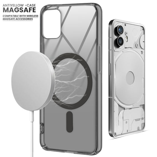 Crystal Clear Hard Back Anti-Yellowing with MagSafe Compatibility Phone Case For Nothing Phone 1