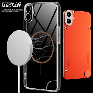 Crystal Clear Anti-Yellowing Magsafe Case For CMF Nothing Phone 1