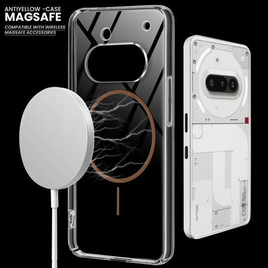 Crystal Clear Anti-Yellowing Magsafe Case For Nothing Phone 3A 5G