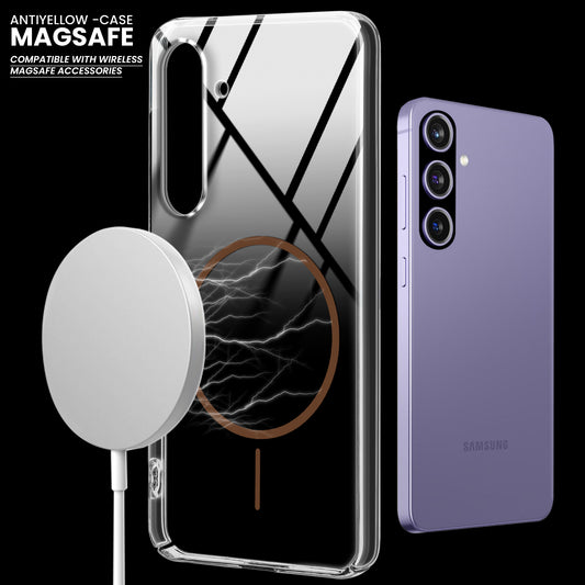 Crystal Clear Anti-Yellowing Magsafe Case For Samsung A56 5G