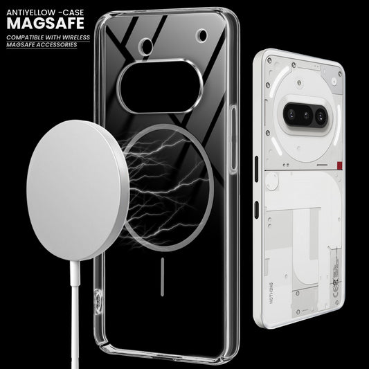 Crystal Clear Anti-Yellowing Magsafe Case For Nothing Phone 3A 5G