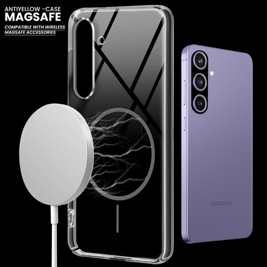 Crystal Clear Anti-Yellowing Magsafe Case For Samsung A56 5G