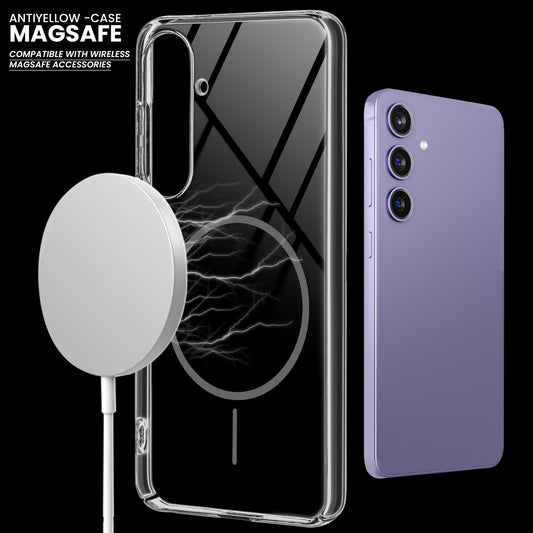 Crystal Clear Anti-Yellowing Magsafe Case For Samsung S23 FE 5G