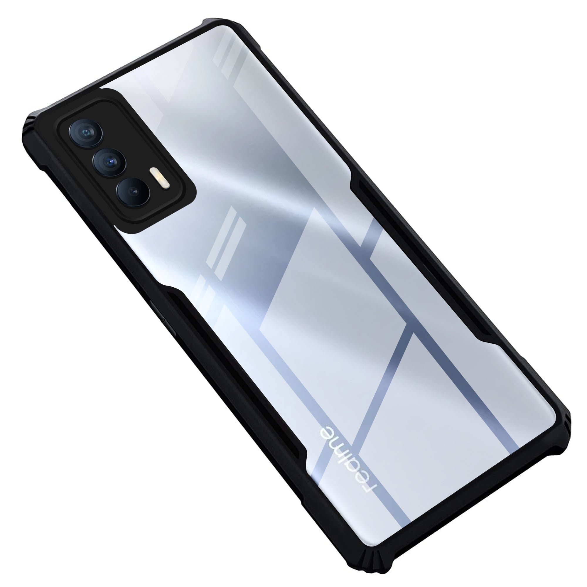 Premium Acrylic Transparent Back Cover for Realme V15 5G