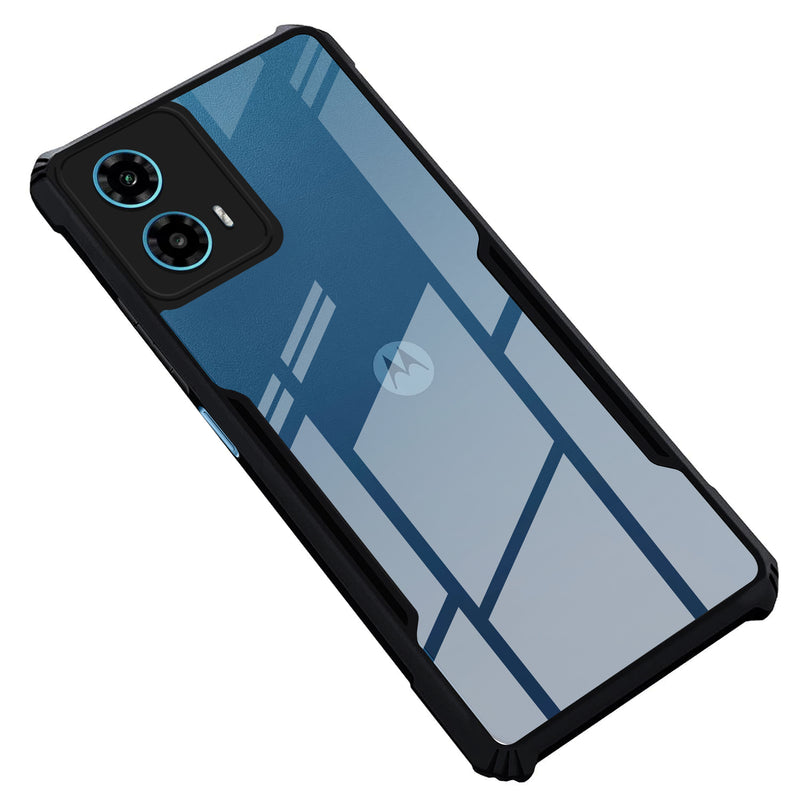 Premium Acrylic Transparent Back Cover for Motorola G34 5G