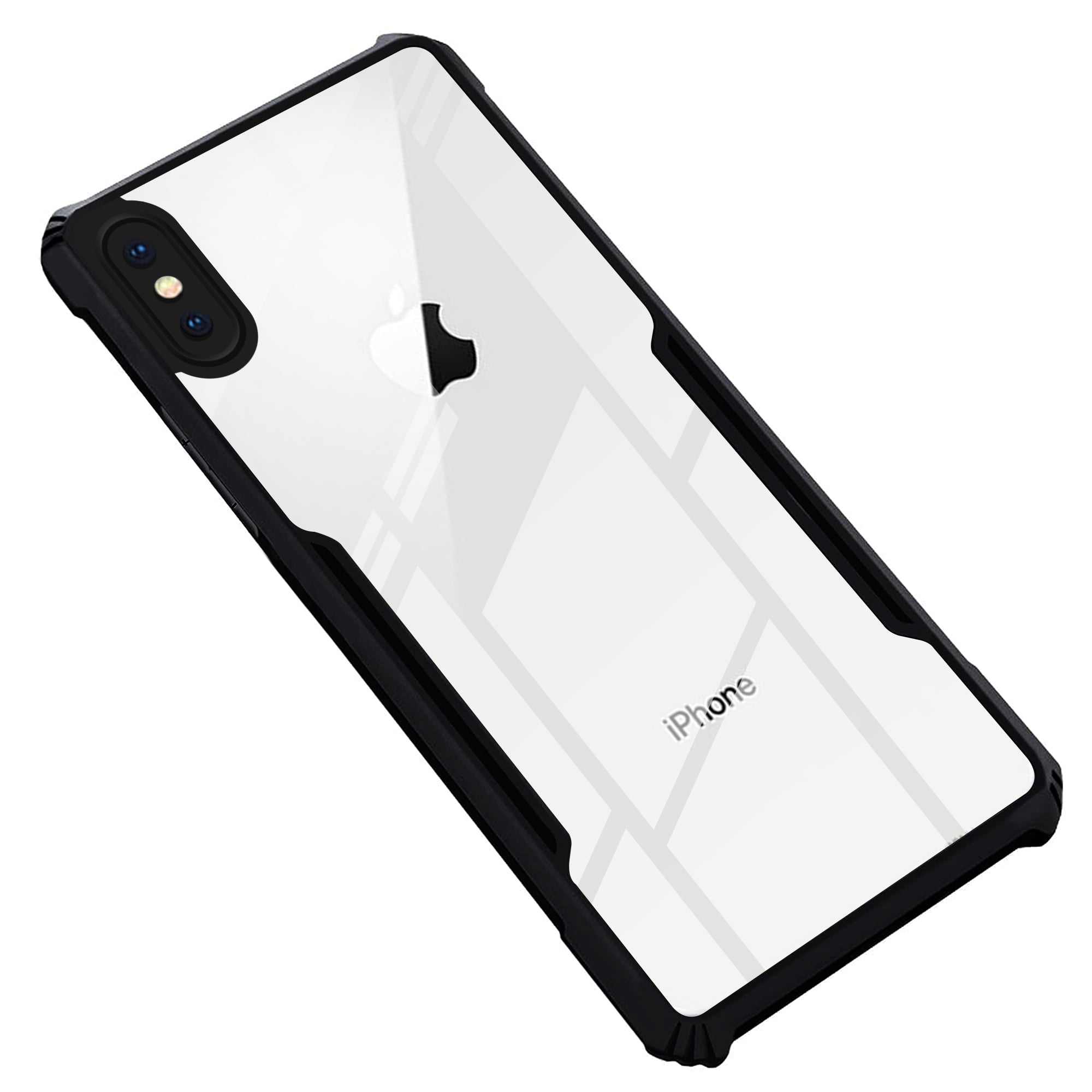 Premium Acrylic Transparent Back Cover for iPhone X