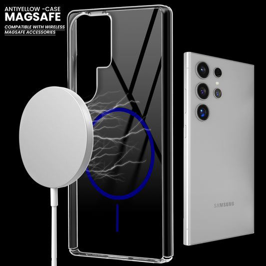 Crystal Clear Anti-Yellowing Magsafe Case For Samsung S25 Ultra 5G