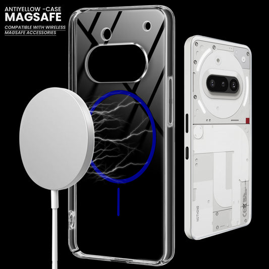 Crystal Clear Anti-Yellowing Magsafe Case For Nothing Phone 3A 5G
