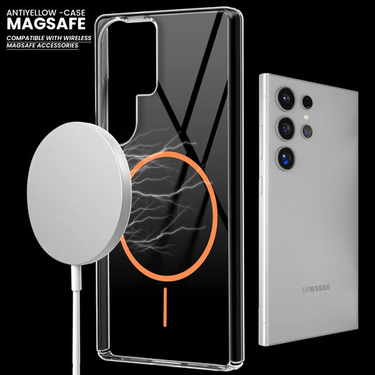 Crystal Clear Anti-Yellowing Magsafe Case For Samsung S25 Ultra 5G
