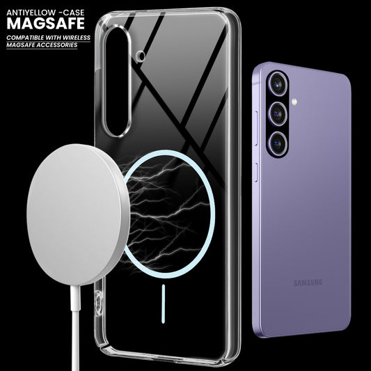 Crystal Clear Anti-Yellowing Magsafe Case For Samsung A56 5G