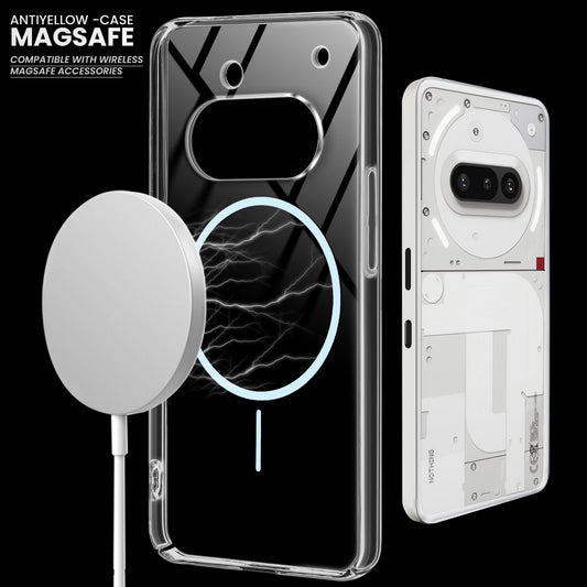 Crystal Clear Anti-Yellowing Magsafe Case For Nothing Phone 3A 5G