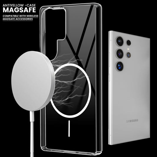 Crystal Clear Anti-Yellowing Magsafe Case For Samsung S25 Ultra 5G