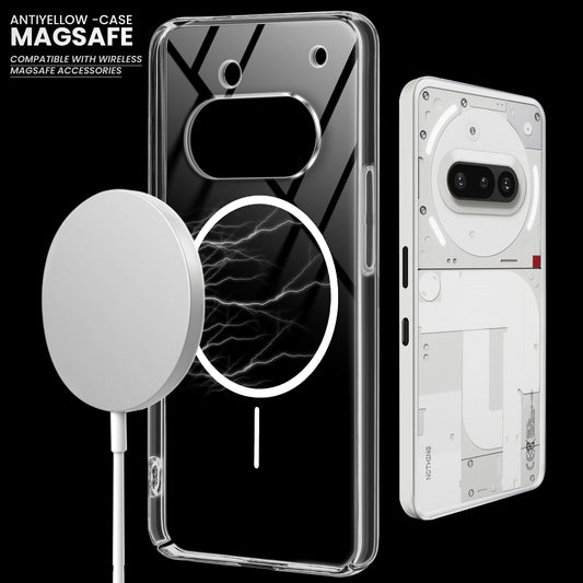 Crystal Clear Anti-Yellowing Magsafe Case For Nothing Phone 3A 5G