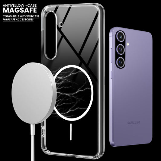Crystal Clear Anti-Yellowing Magsafe Case For Samsung A56 5G