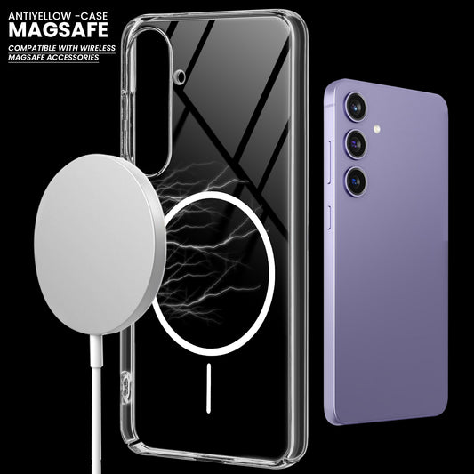 Crystal Clear Anti-Yellowing Magsafe Case For Samsung S23 FE 5G