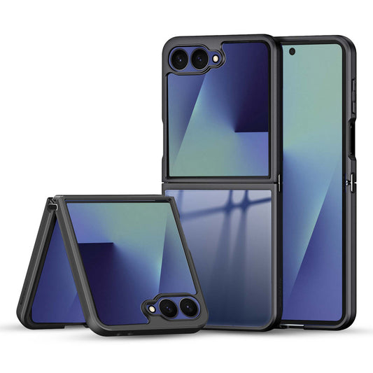 Soft Frame Clear Case For Samsung Z FLIP 7